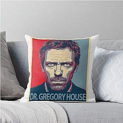 Dr. Gregory House Throw Pillow