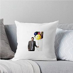 House Balloons Throw Pillow