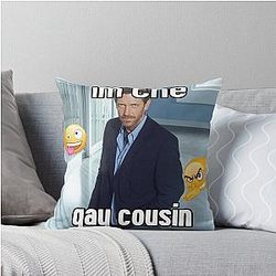 Gay Cousin Gregory House Pillow