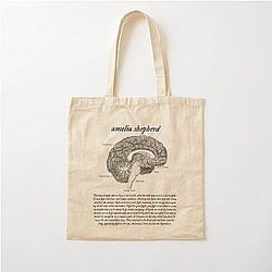 Amelia Shepherd Greys Anatomy Caterina Scorsone Cotton Tote Bag