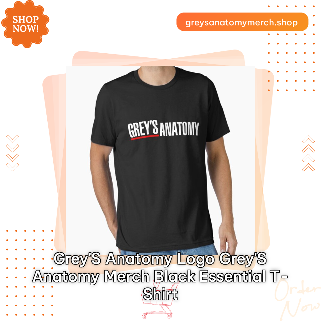 Grey's Anatomy Logo Grey's Anatomy Merch Black Essential T-Shirt