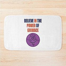 Believe in the Power of Grimace Bath Mat