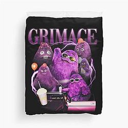 Grimace in 90s Duvet Cover