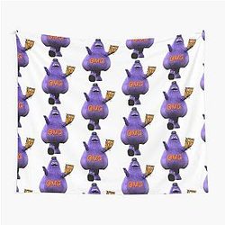 Grimace Fan Tapestry