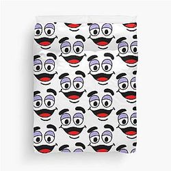 Funny Grimace Face Duvet Cover