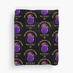 Grimace, The Horrors Persist But So Do I Duvet Cover