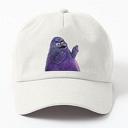 Angry Grimace McDonalds Hat