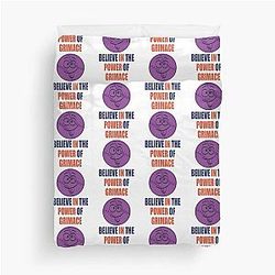 Believe in the Power of Grimace Duvet Cover