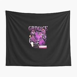 Grimace in 90s Y2k Style Tribute Tapestry