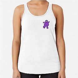 McDonald's Grimace Fast Food Mascot Tank Top