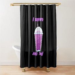 Grimace funny Shower Curtain