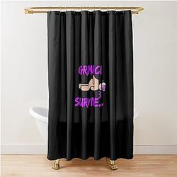 Grimace funny Shower Curtain