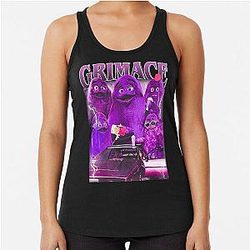 Grimace Retro Vintage Racerback Tank