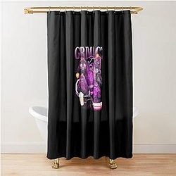 Grimace 90s Y2k Style Tribute Shower Curtain