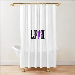 Grimace Funny Baseball Shower Curtain