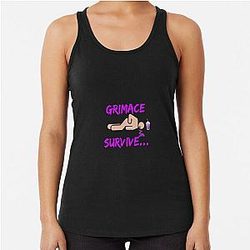 Grimace funny Racerback Tank Top
