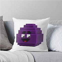 Grimace Egg Throw Pillow