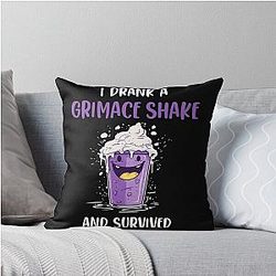 I drank a Graco shake and survived throw pillow