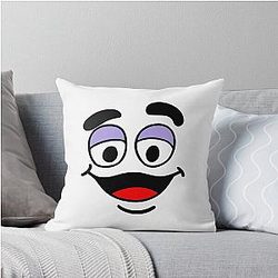 Funny Grimace Throw Pillow