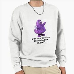 Grimace Shake Pullover Sweatshirt