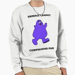 Grimace cannot comprehend Pain Sweatshirt