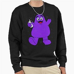 Grimace cartoon design Sticker sweatshirt
