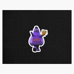 Grimace Funny Baseball Meme Jigsaw Puzzle