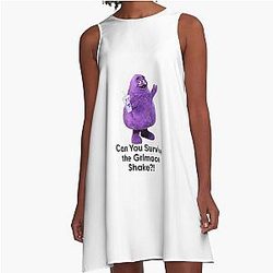 Grimace Shake Aline Dress