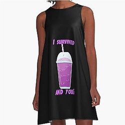 Grimace shake funny A Line Dress