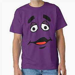 Grimace Cartoon Design Classic T-Shirt