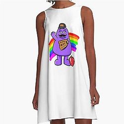 Grimace A-Line Dress