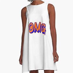 Grimace Meets A-Line Dress