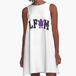 Let's Go Grimace A-Line Dress
