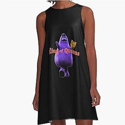 Kings of Queen Grimace A-Line Dress
