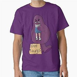 Hungry for free hugs from Grimace classic t shirt