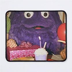 Creepiest Grimaces Birthday Mouse Pad