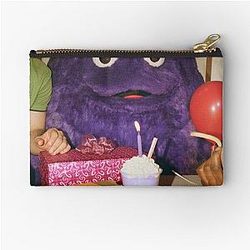 Creepiest Grimace's Zipper Pouch