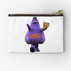Grimace Fan Zipper Pouch