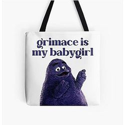 Grimace is my baby girl All Over Print Tote Bag