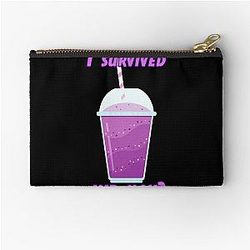 Grimace shake funny Zipper Pouch