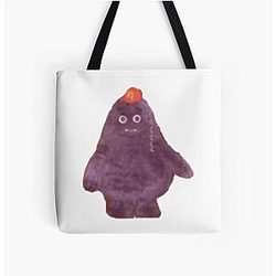 Grimace Birthday All Over Print Tote Bag