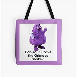 Grimace Shake Tote Bag