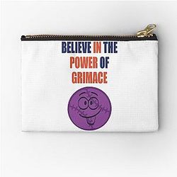 Believe In The Power Of Grimace Zipper Pouch