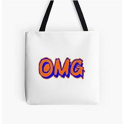 Grimace Mets All Over Print Tote Bag