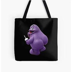 Funny All Over Print Tote Bag