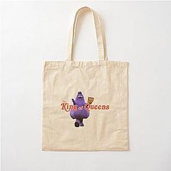 Grimace King of Queens Cotton Tote Bag