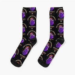 Grimace the Horrors Persist But I Socks