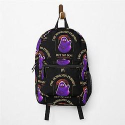Grimace the Horrors Persist but I Backpack