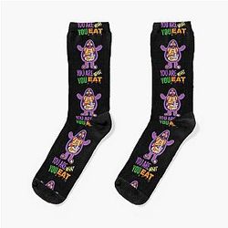 Grimace Funny Graphic Socks