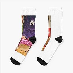 Creepiest Grimace's Birthday Socks